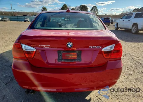 2007 BMW 328 I z USA, uszkodzony, nr VIN WBAVA37527NL11302